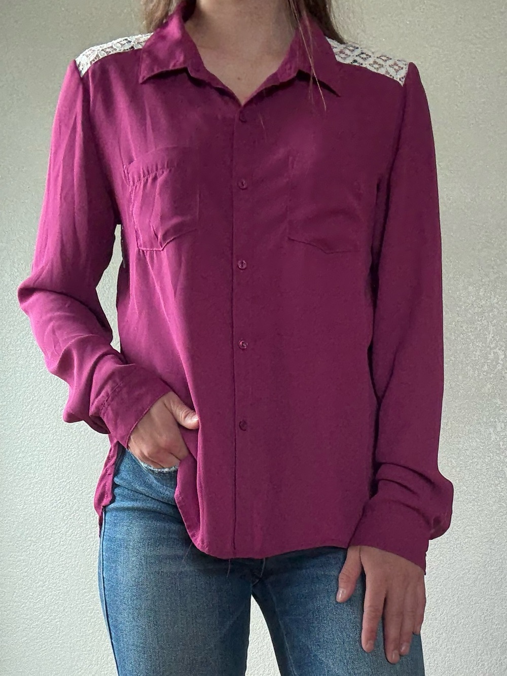 Roper Fuchsia Women's Blouse
